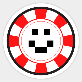 Quackity RED Casino Sticker